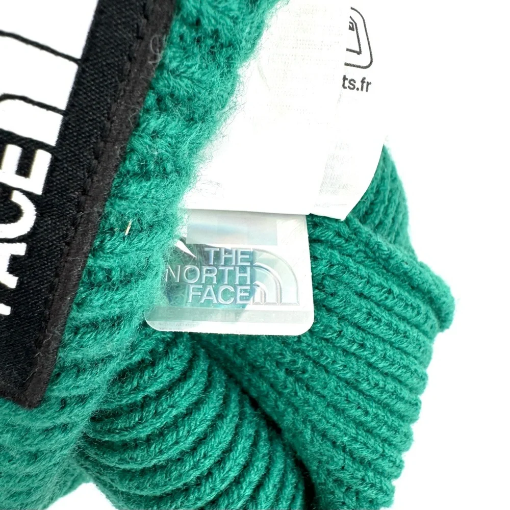 THE NORTH FACE Salty Lined Beanie Dark Green Unisex Size OS Regular